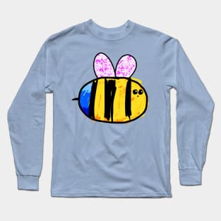 Blue Banded Bee AKA Blue Bum Bee Long Sleeve T-Shirt